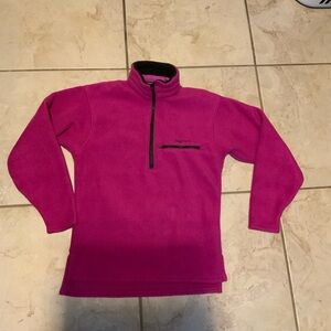 Vintage Marmot Magenta Fleece Half-Zip Pullover
